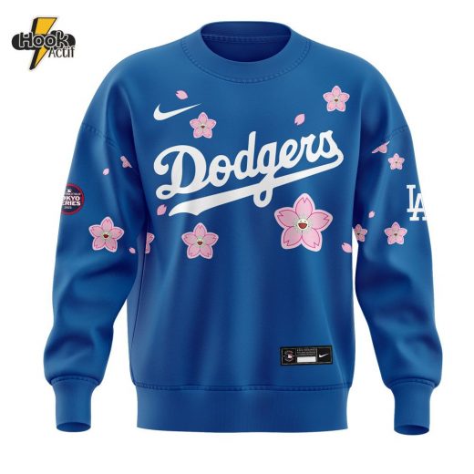 Los Angeles Dodgers Takashi Murakami x MLB World Tour Tokyo Series Blue Sweatshirt