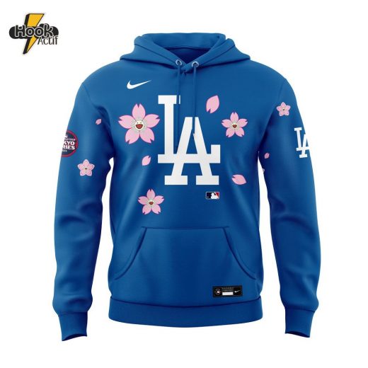 Los Angeles Dodgers Takashi Murakami x MLB World Tour Tokyo Series Blue V5 Hoodie