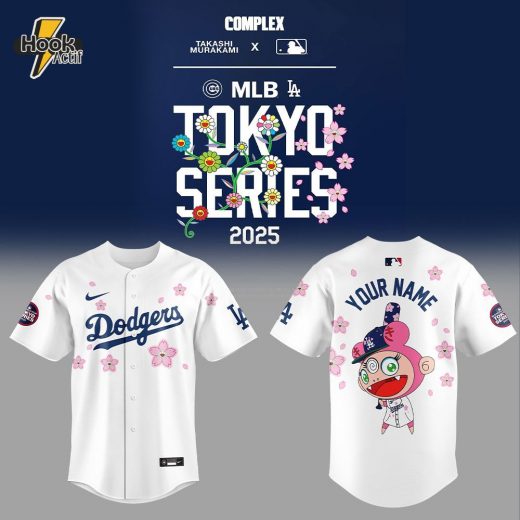 Los Angeles Dodgers Takashi Murakami x MLB World Tour Tokyo Series Custom Name For Fans Jersey