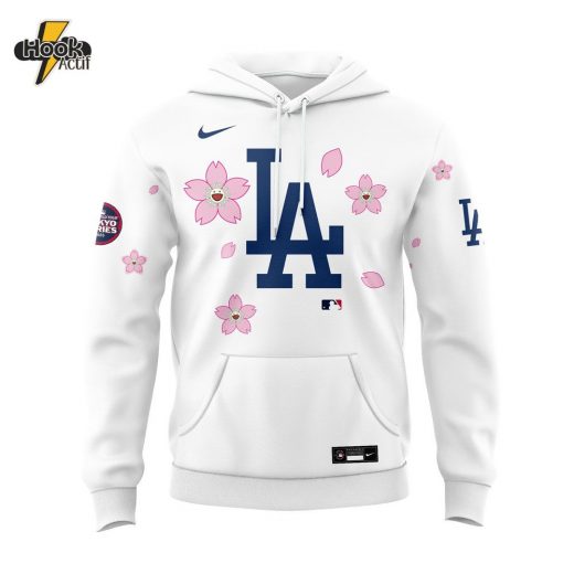 Los Angeles Dodgers Takashi Murakami x MLB World Tour Tokyo Series Whrite V5 Hoodie