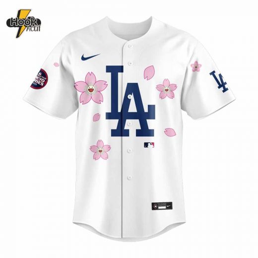 Los Angeles Dodgers Takashi Murakami x MLB World Tour Tokyo Series Whrite V5 Jersey