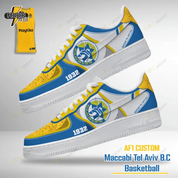 Maccabi Tel Aviv B.C. AF1 Sneaker Boots – Exclusive Design