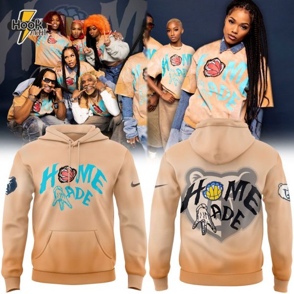 Memphis Grizzlies HOME MADE Collection Brown Hoodie