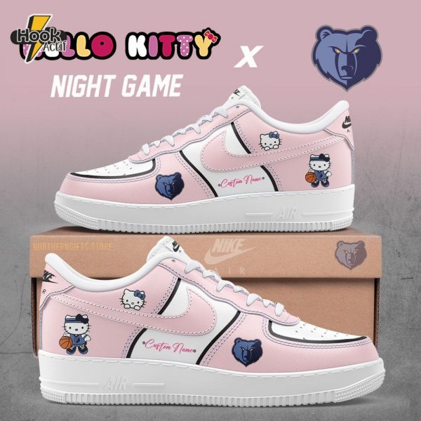 Memphis Grizzlies x Hello Kitty Night Game Custom Name Sneakers for Fans