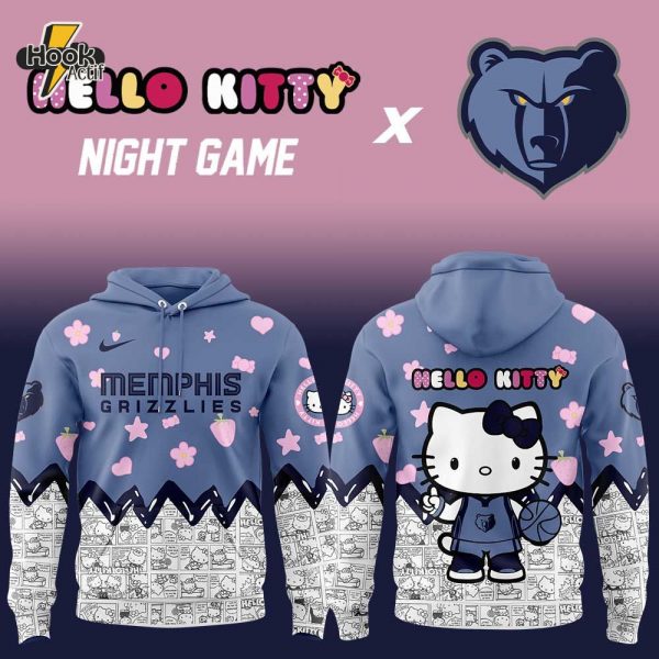 Memphis Grizzlies x Hello Kitty Night Game V2 Limited Edition Hoodie
