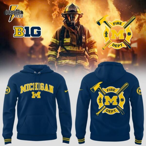 Michigan Baseball x Firefighter Appreciation Night Hoodie
