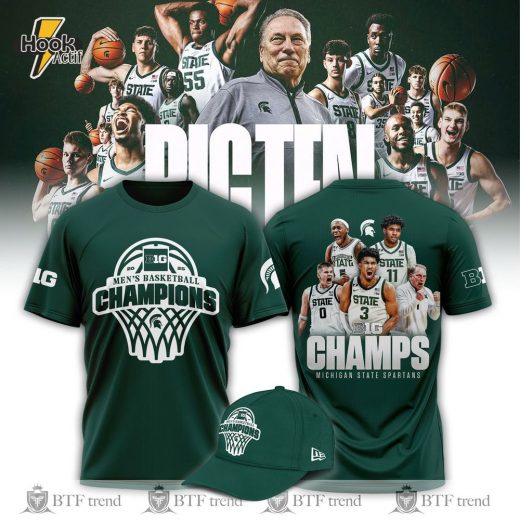 Michigan State 2025 Big Ten Men’s Basketball Regular Season Champions Lock Room Combo Limited Edition