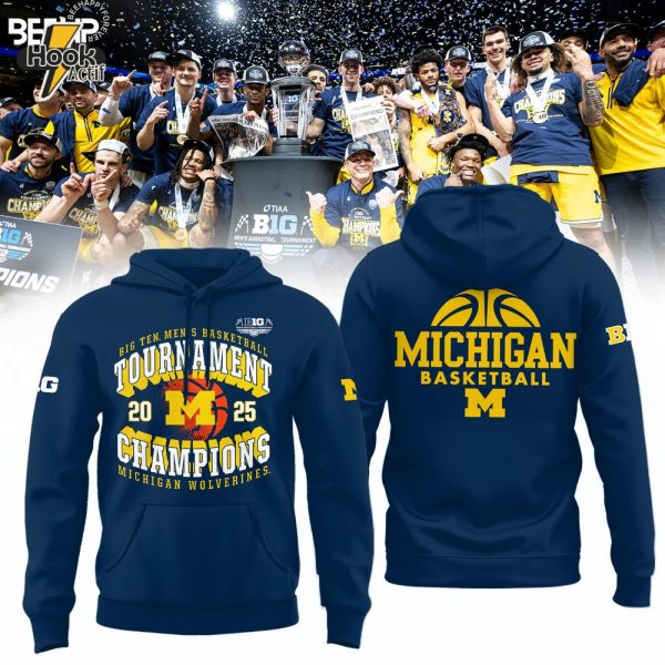 Michigan Wolverines 2025 Big Ten Men's Basketball Conference Tournament Champions