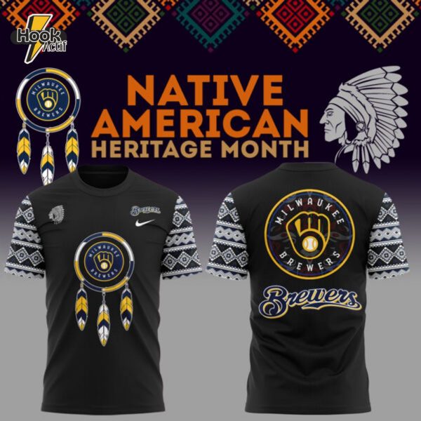 Milwaukee Brewers T-Shirt - National American Indian Heritage Month 2025