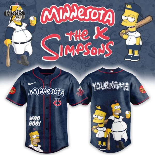 Minnesota Twins x The Simpsons Heritage Baseball Jersey