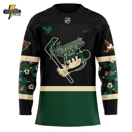 Minnesota Wild Mickey & Friends Hockey Jersey – Limited Edition