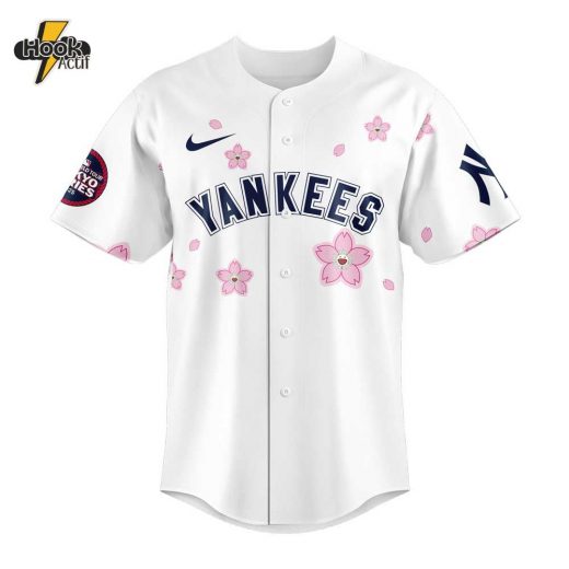 New York Yankees Takashi Murakami x MLB World Tour Tokyo Series White Jersey