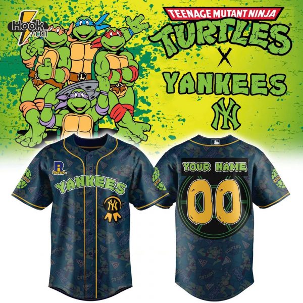 New York Yankees Turtle Powered RI Comic Jersey