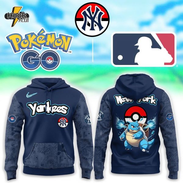 New York Yankees x Pokemon Go Blastoise Hoodie
