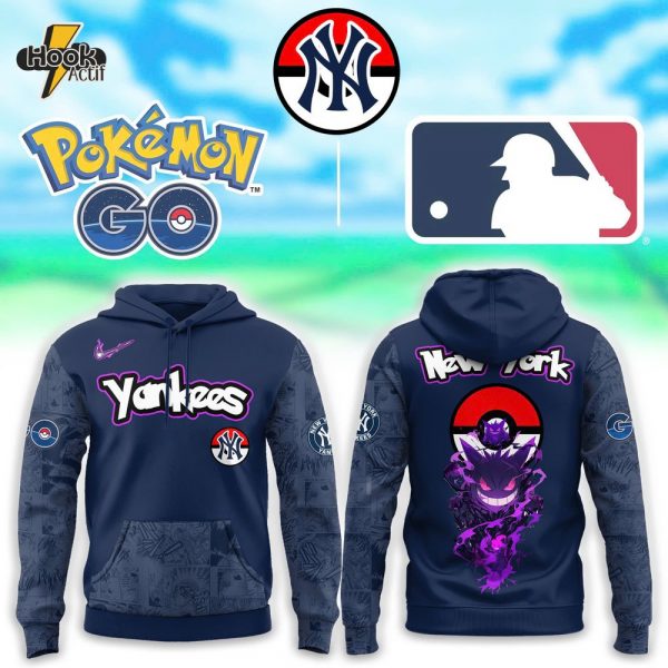 New York Yankees x Pokemon Go Gengar Hoodie