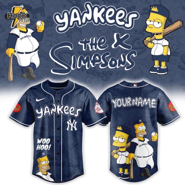 New York Yankees x The Simpsons Heritage Black Jersey