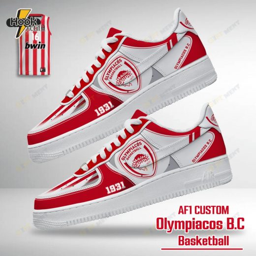 Olympiacos B.C. AF1 Sneaker Boots – Greek Basketball Powerhouse