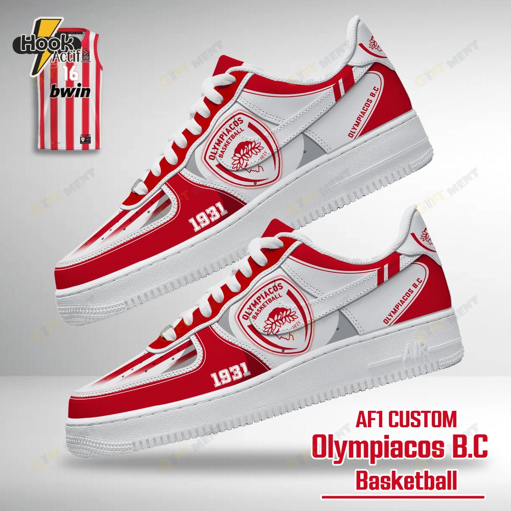 Olympiacos B.C. AF1 Sneaker Boots – Greek Basketball Powerhouse Olympiacos B.C. AF1 Sneaker Boots – Greek Basketball Powerhouse