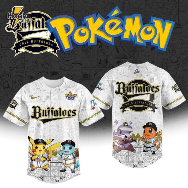 Orix Buffaloes x Pokémon Go 2025 Limited Edition Jersey