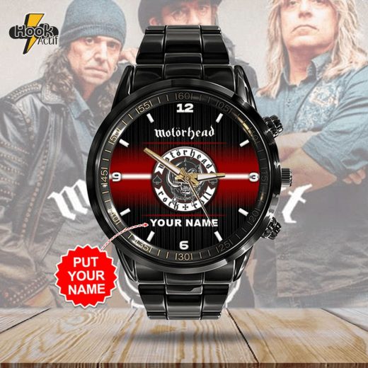 Personalized Motörhead Skull Stainless Steel Watch