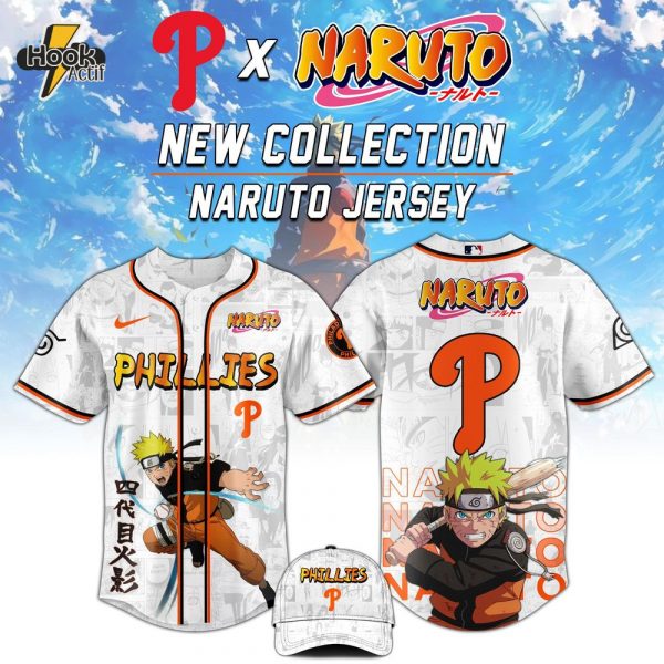 Philadelphia Phillies MLB x Naruto Jersey Editions Limited