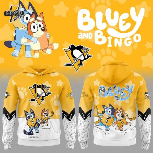 Pittsburgh Penguins Bluey and Bingo Hoodie