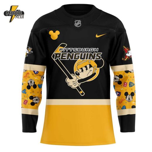 Pittsburgh Penguins Mickey & Friends Hockey Jersey – Special Edition