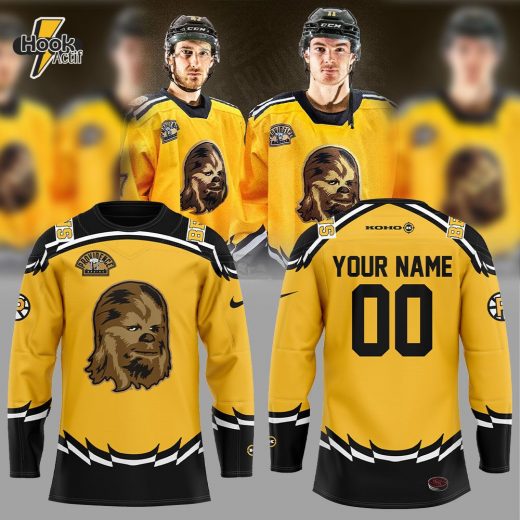 Providence Bruins Koho Pooh Bear Logo NHL Hockey Vintage Air Knit Custom Name Number For Fans Jersey