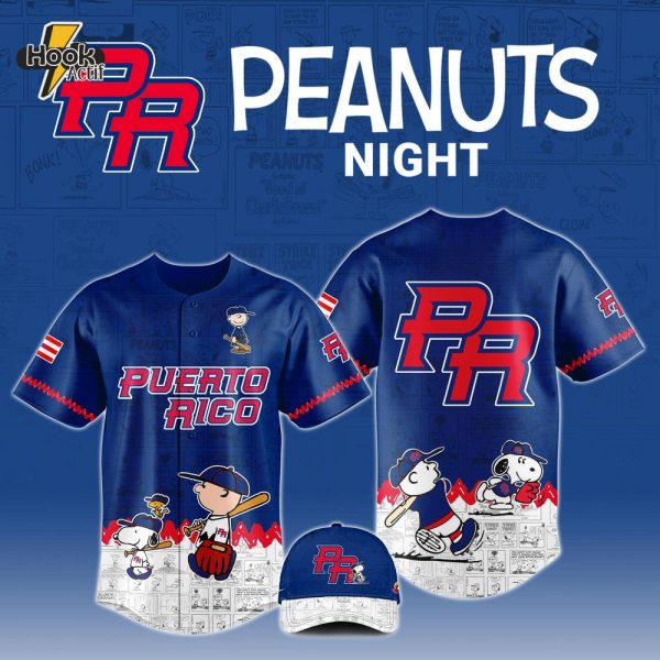 Puerto Rico Baseball x Peanuts Night Game Limited Edition Jersey 2025