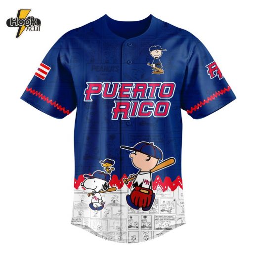 Puerto Rico Baseball x Peanuts Night Game Limited Edition Jersey 2025