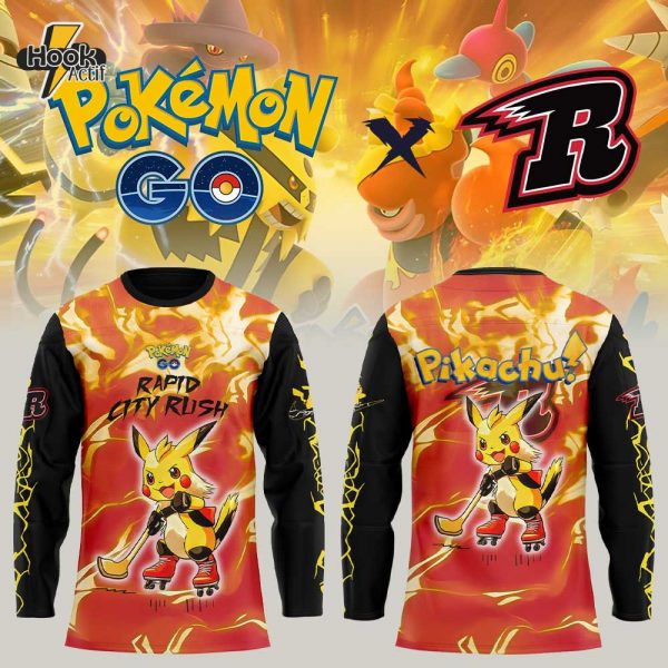 Rapid City Rush x Pokémon GO NHL Jersey