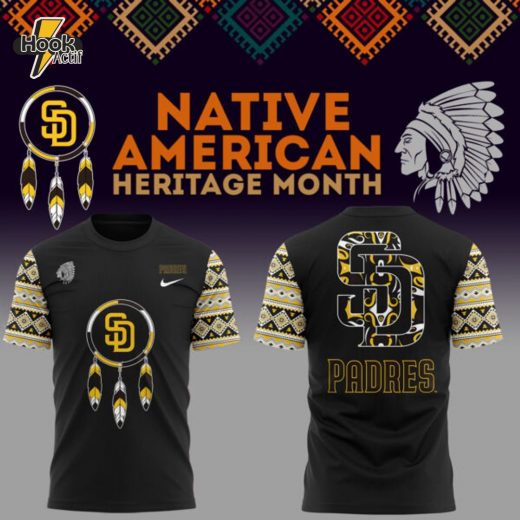 San Diego Padres T-Shirt – National American Indian Heritage Month 2025