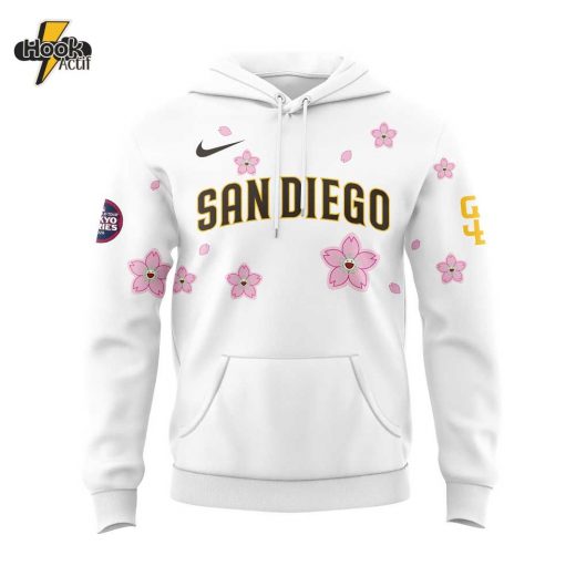 San Diego Padres Takashi Murakami x MLB World Tour Tokyo Series White Hoodie