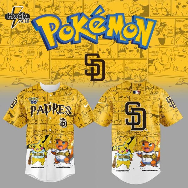 San Diego Padres x Pokémon GO Jersey