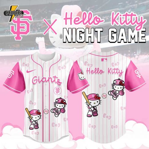 San Francisco Giants x Hello Kitty Pink Logo Jersey