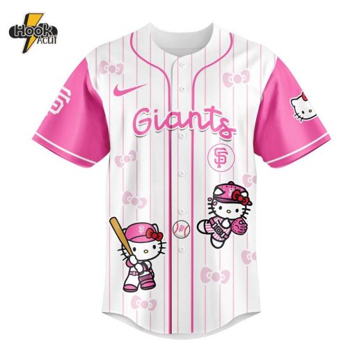 San Francisco Giants x Hello Kitty Pink Logo Jersey