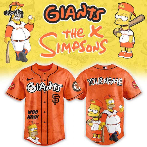 San Francisco Giants x The Simpsons Heritage Baseball Jersey