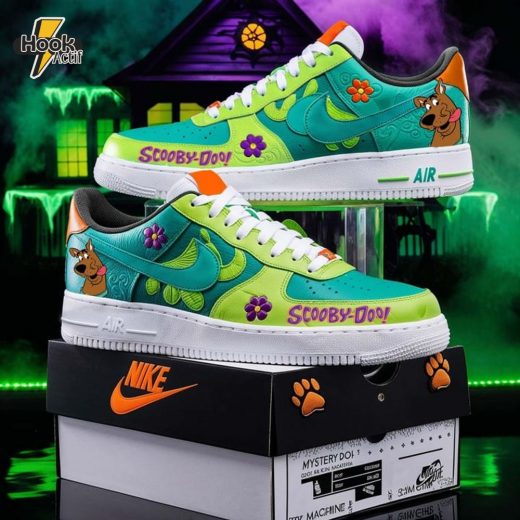 Scooby-Doo Mystery Machine AF1 – Custom Cartoon Sneakers