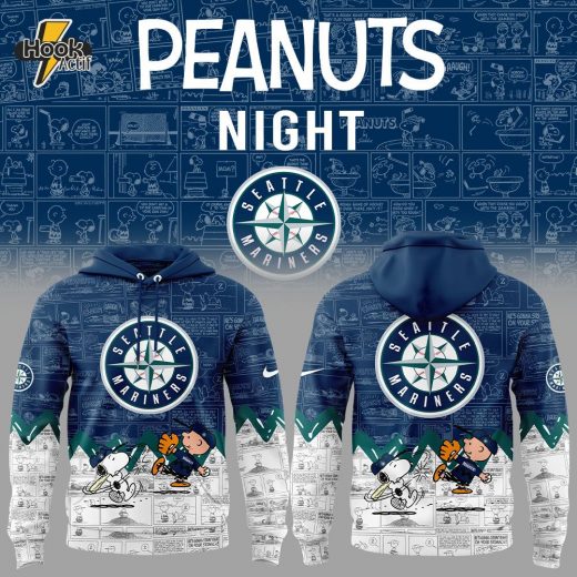 Seattle Mariners 75th Anniversary of Peanuts Hoodie