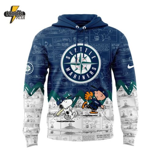 Seattle Mariners 75th Anniversary of Peanuts Hoodie