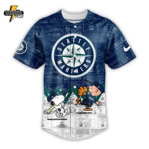 Seattle Mariners 75th Anniversary of Peanuts Jersey