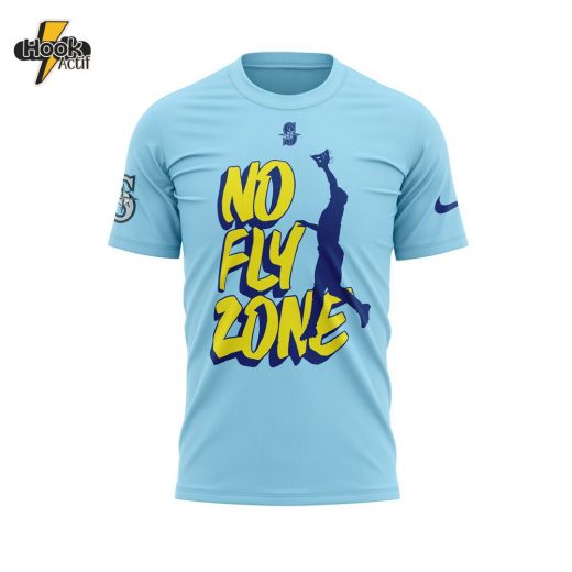 Seattle Mariners Julio Rodríguez T-Shirt – Iced Out No Fly Zone 2025