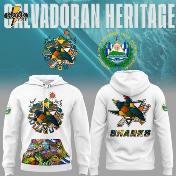 Sharks Salvadoran Heritage Night Hoodie