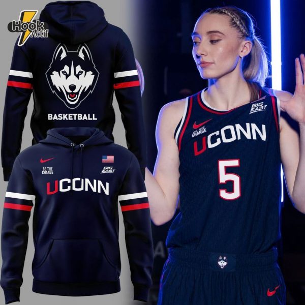 Special New Navy Uniform UConn Huskies Hoodie