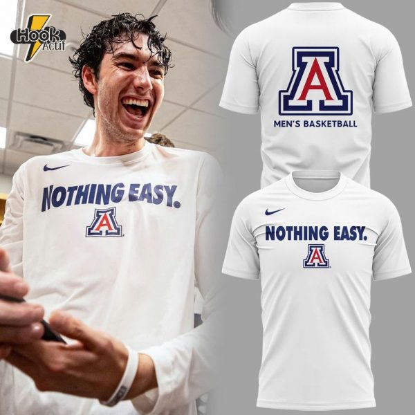 Special New Nothing Easy. Arizona Wildcats Tshirt