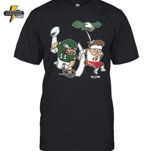 Super Bowl Showdown Cartoon Football T-Shirt