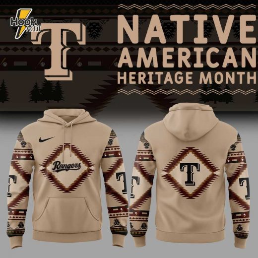 Texas Rangers Native American Heritage Hoodie