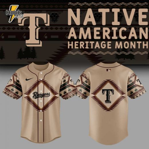 Texas Rangers Native American Heritage Jersey