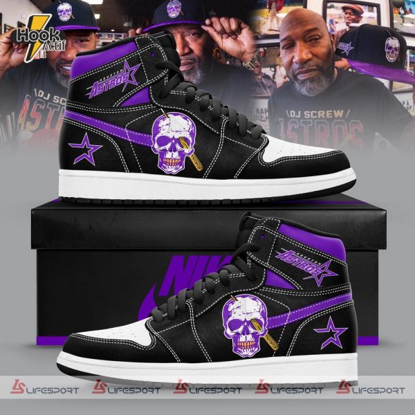 The Houston Astros x Dj Screw New Collection AJ1 Shoes