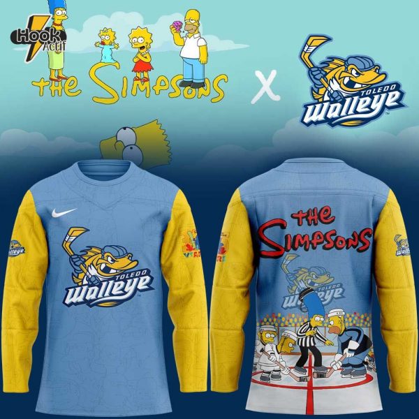 Toledo Walleye x 35th The Simpsons NHL Jersey